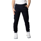 Armani Exchange Blue Viscose Skinny Pant -   -  Armani Exchange.